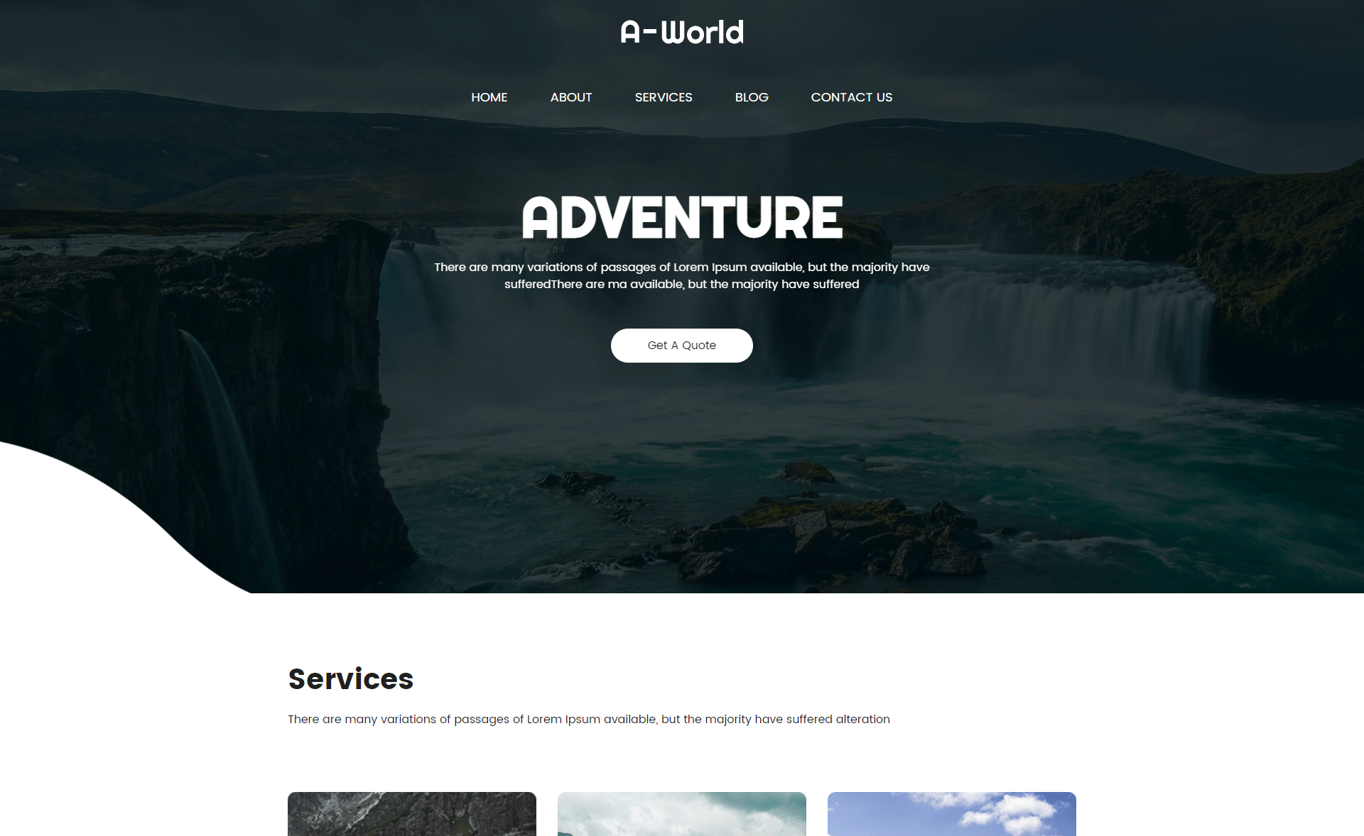 Adventure World demo