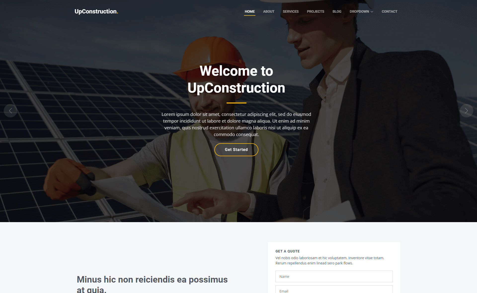 UpConstruction demo